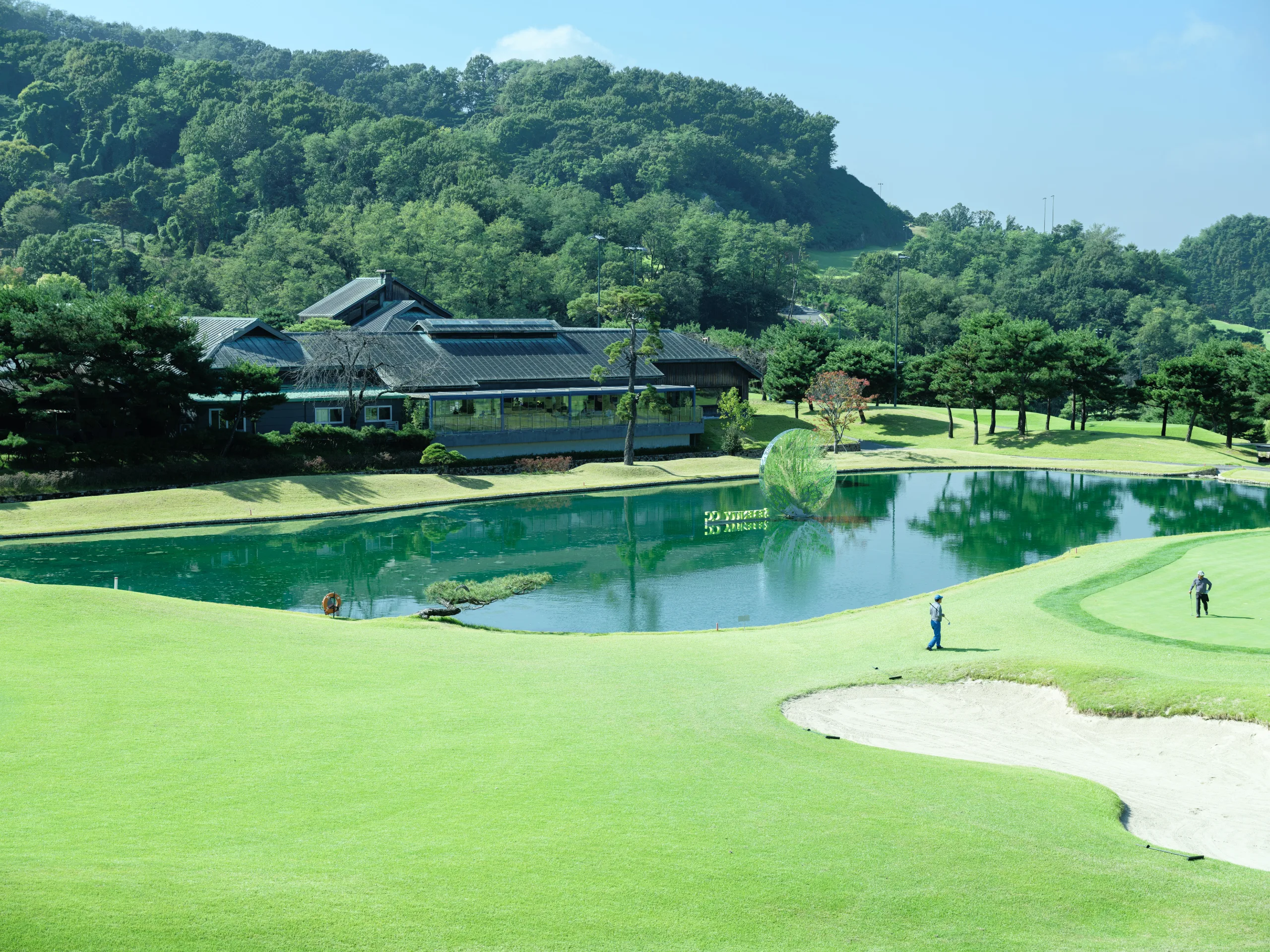 부드러운 마운드의 청주 River 코스
