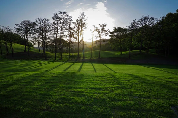 해질 무렵의 청주 세레니티 코스